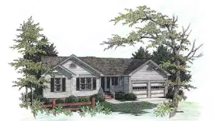 image of ranch house plan 6273